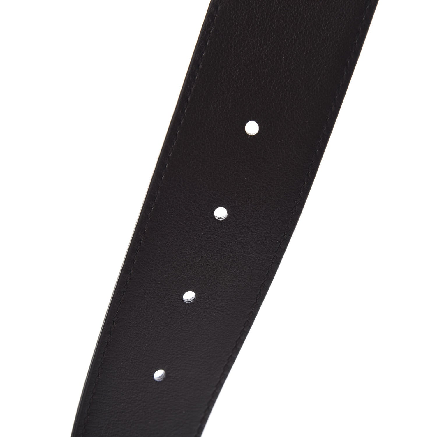Gucci Moon Calfskin Nickel Double G 40mm Belt 100 40 Dark Cocoa 5 of 5