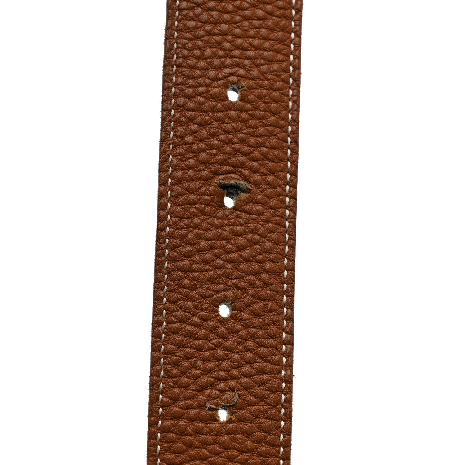 Hermes Box Togo Reversible 32mm Belt Strap 85 Black Gold 4 of 8