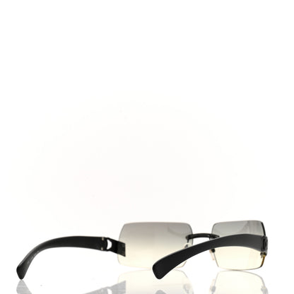 Chanel Frameless CC Sunglasses 4048 Black 4 of 8