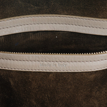 Celine Supple Calfskin Medium Phantom Luggage Beige 8 of 10