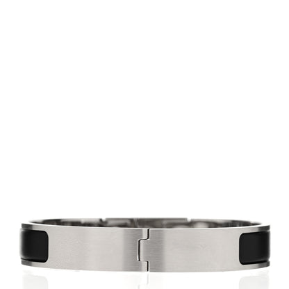 Hermes Matte Enamel Mens Kelly Bracelet T6 Black 3 of 5