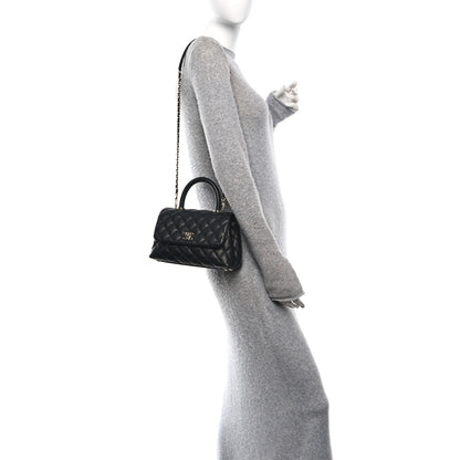 Chanel Caviar Quilted Mini Coco Handle Flap Black 2 of 11