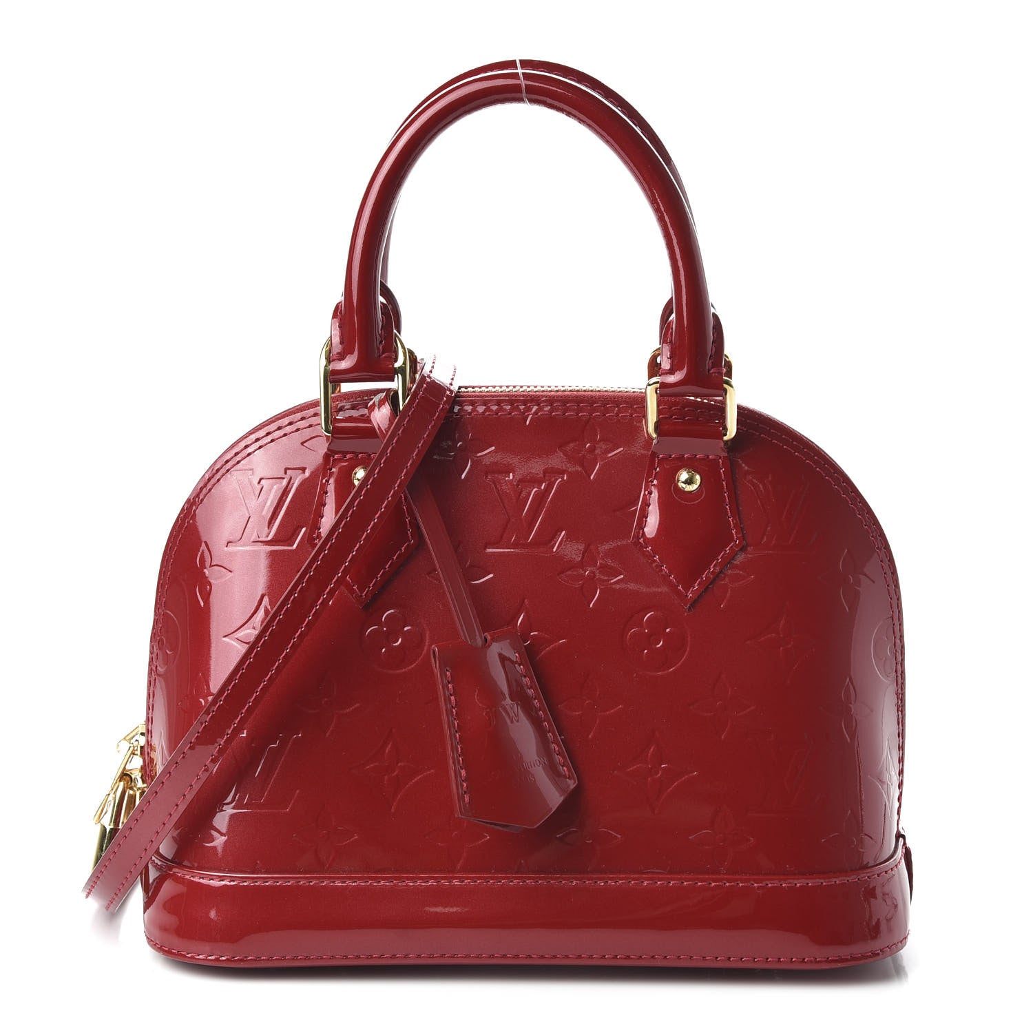 Louis Vuitton Vernis Alma BB Pomme D'Amour 1 of 9