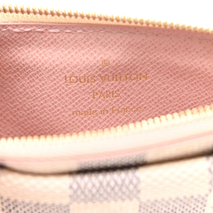 Louis Vuitton Damier Azur Recto Verso Card Holder Rose Ballerine 6 of 6