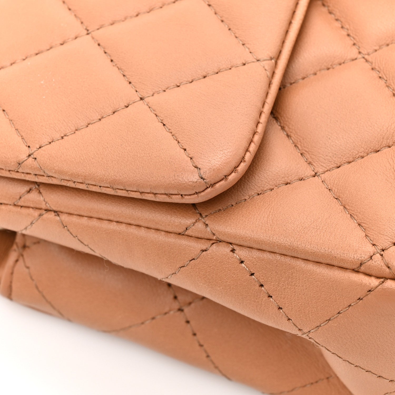 Chanel Lambskin Quilted Mini Rectangular Flap Brown 11 of 12