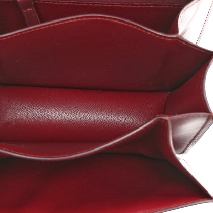 Celine Box Calfskin Small Classic Box Flap Bag Burgundy 5 of 14