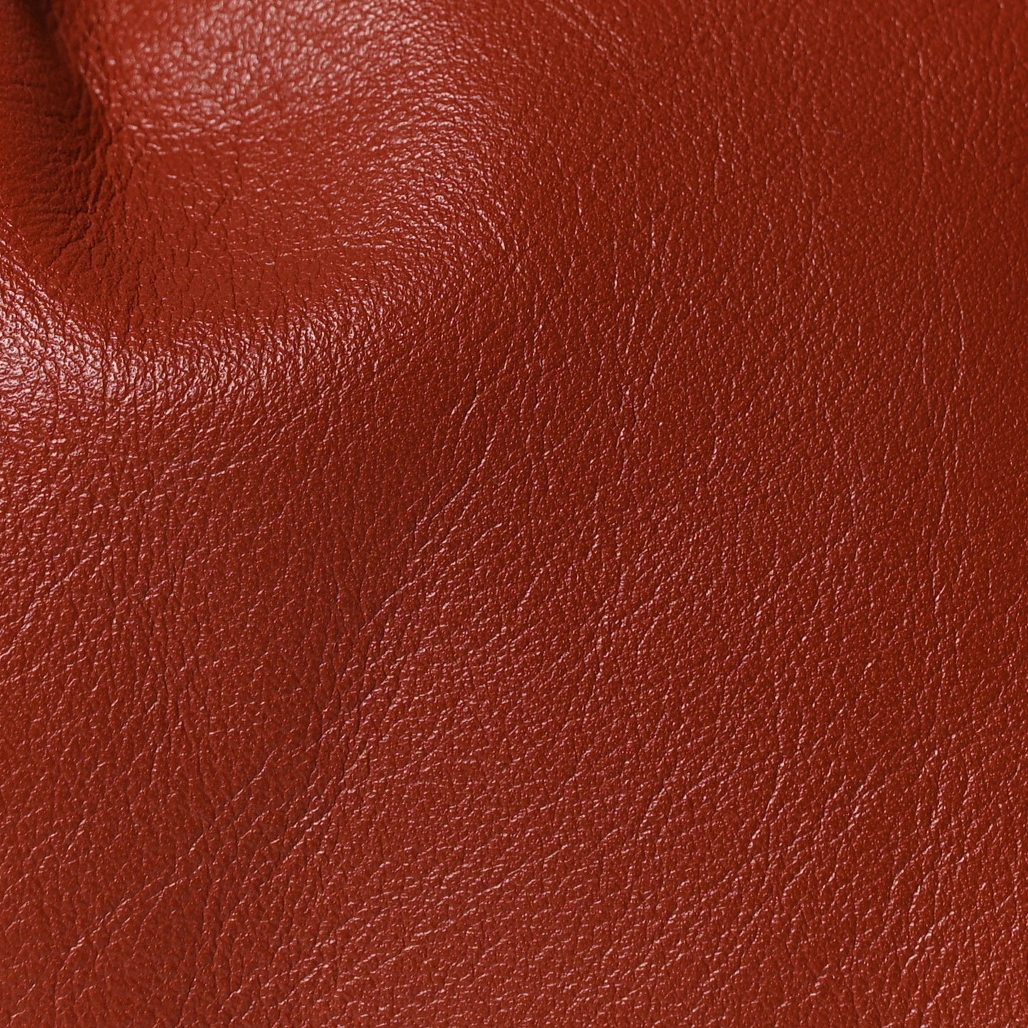 Smooth Butter Calf The Pouch Oversized Clutch Rust