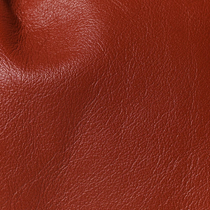 Bottega Veneta Smooth Butter Calf The Pouch Oversized Clutch Rust 7 of 9