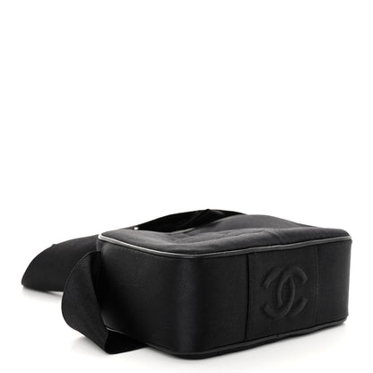Chanel Satin Quilted Camellia Camera Case Black 8 of 22