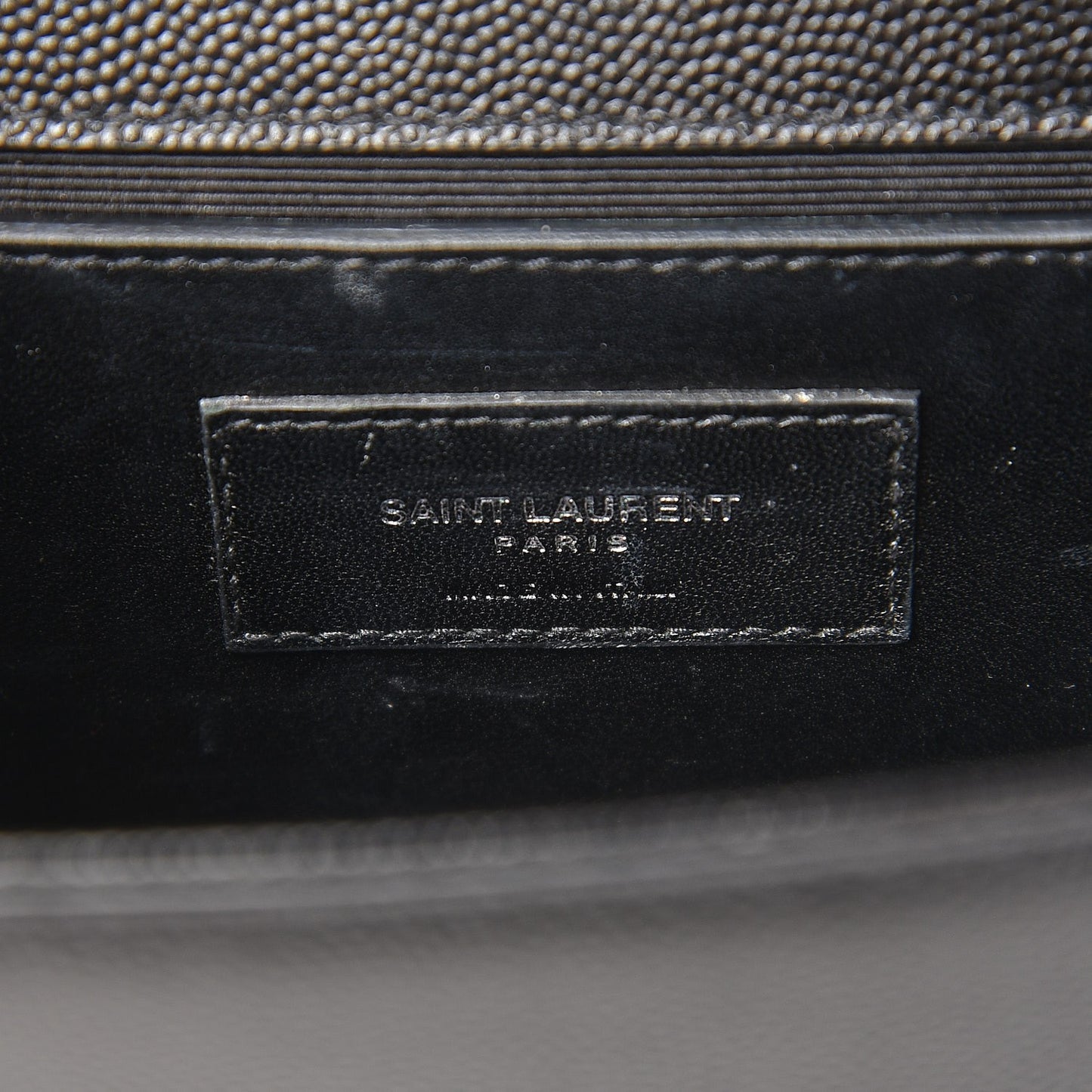 Grain De Poudre Small Monogram Kate Satchel Black