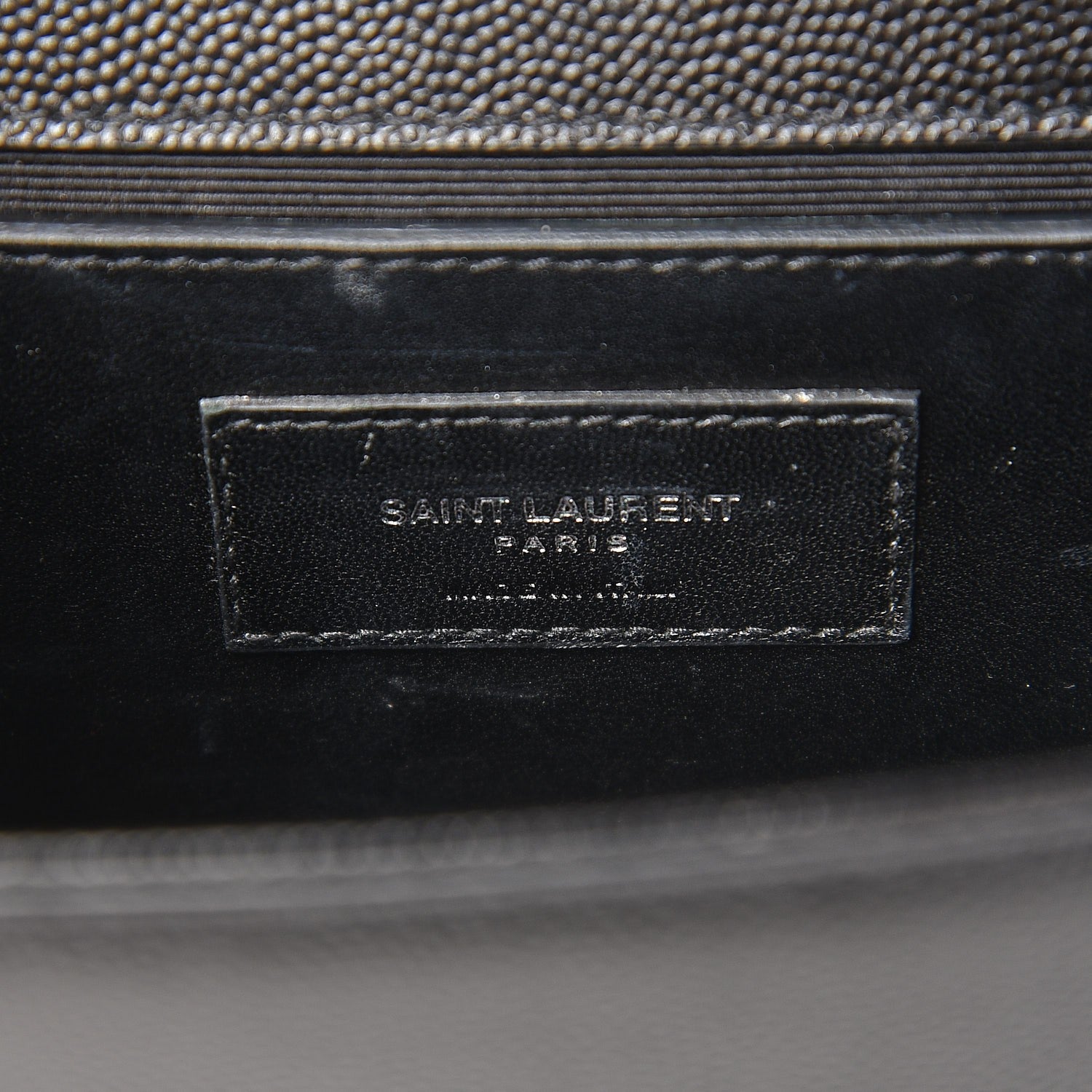 Saint Laurent Grain De Poudre Small Monogram Kate Satchel Black 7 of 7
