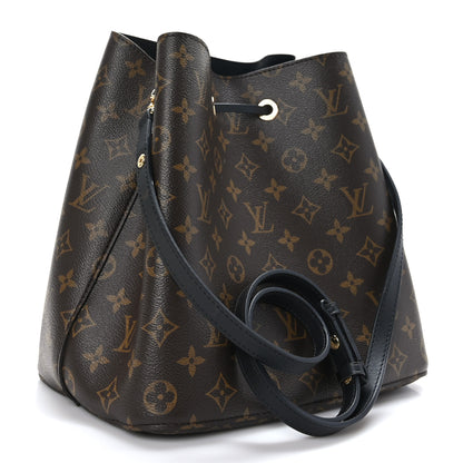 Louis Vuitton Monogram Neonoe MM Black 2 of 10