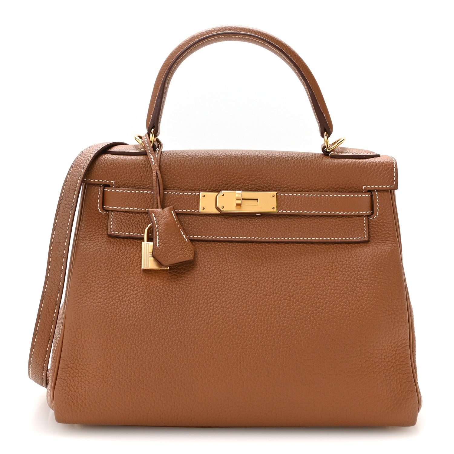 Hermes Togo Kelly Retourne 28 Gold 1 of 10