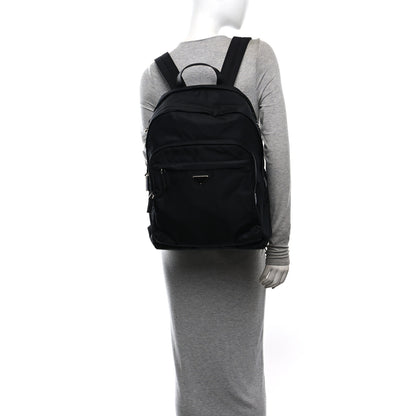Prada Re-Nylon Saffiano Zip Backpack Black 2 of 9
