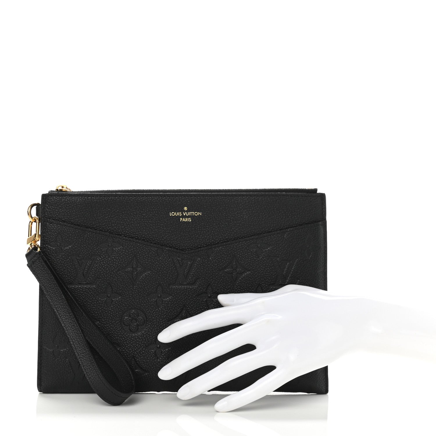 Louis Vuitton Empreinte Pochette Melanie MM Black 2 of 9