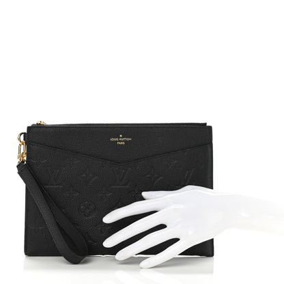 Louis Vuitton Empreinte Pochette Melanie MM Black 2 of 9