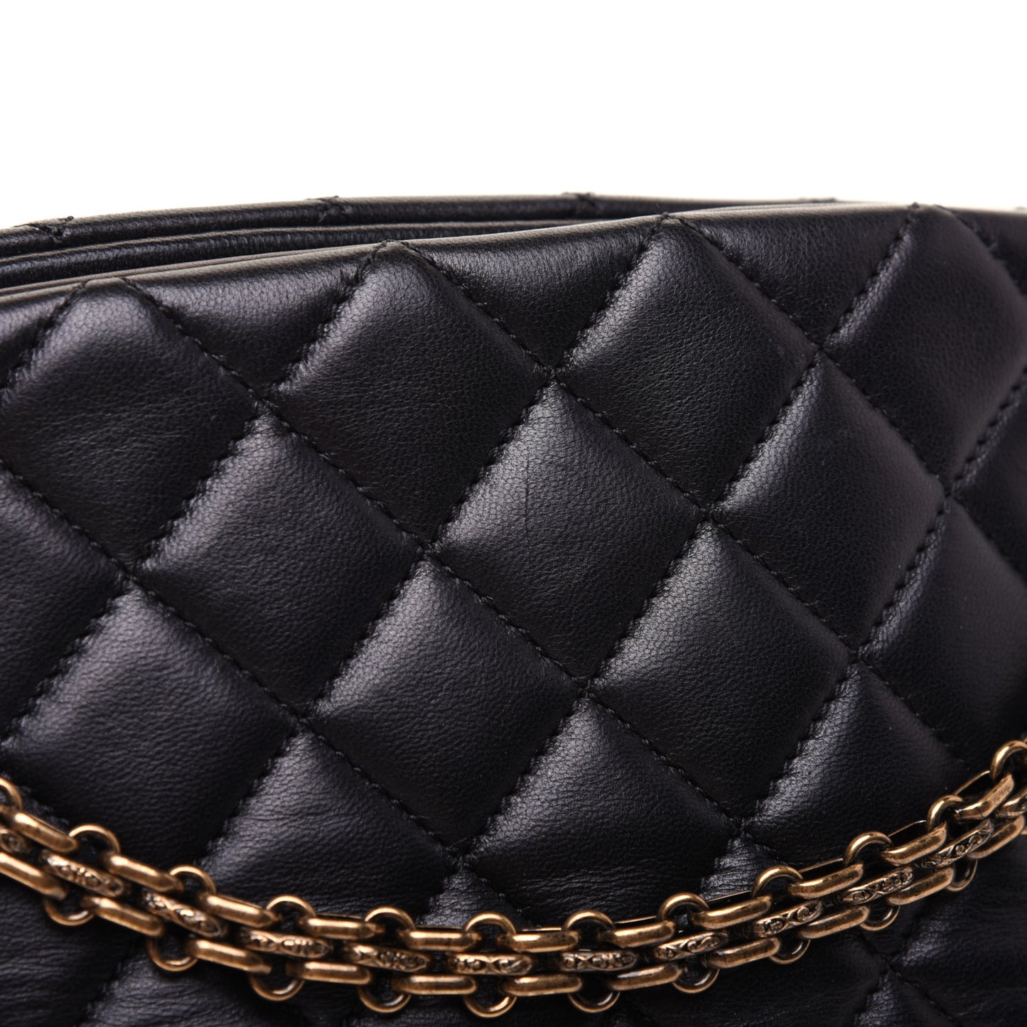 Lambskin Quilted Medium Just Mademoiselle Black