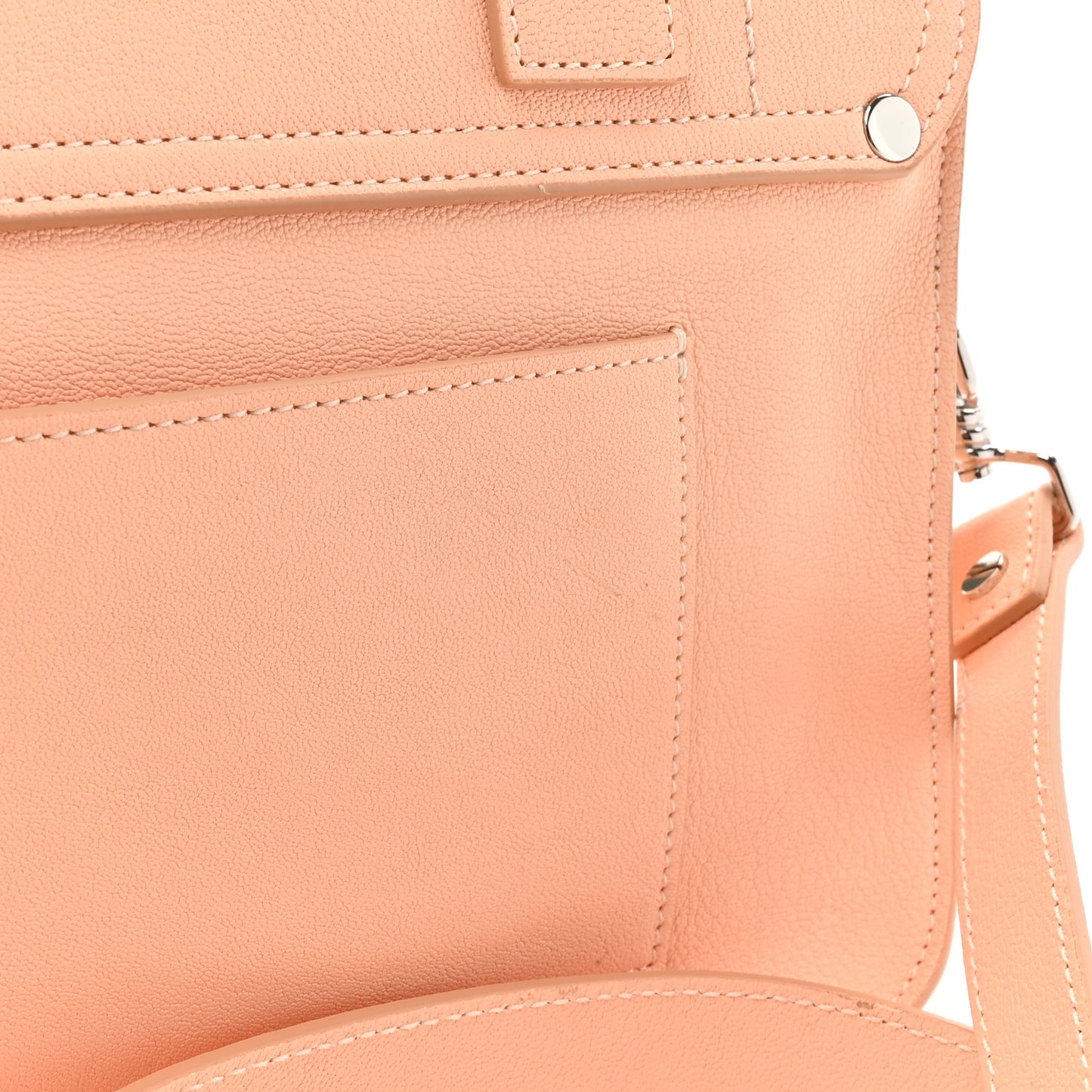 Lambskin Tiny PS1 Satchel Peach