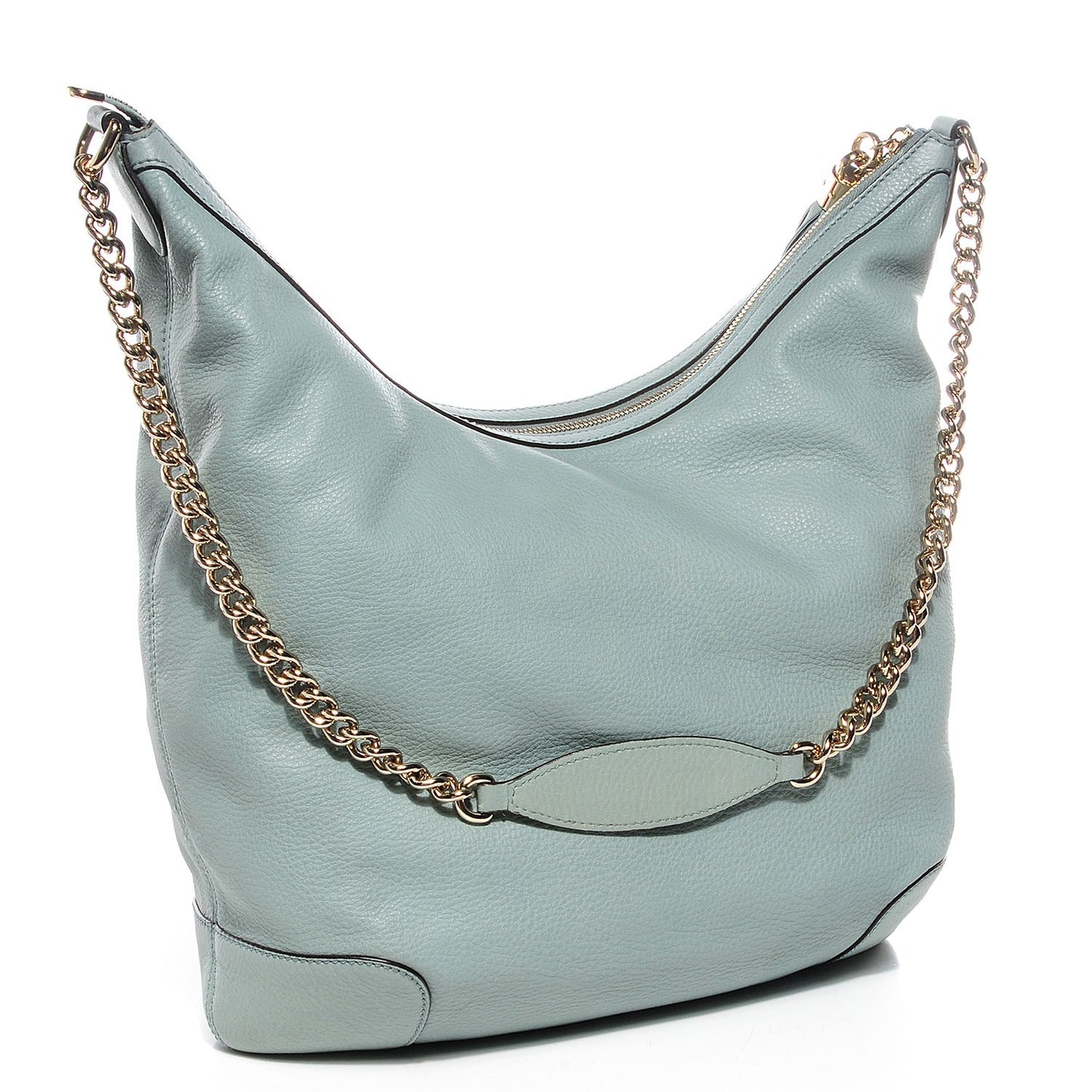 Calfskin Medium Soho Chain Hobo Splash Blue