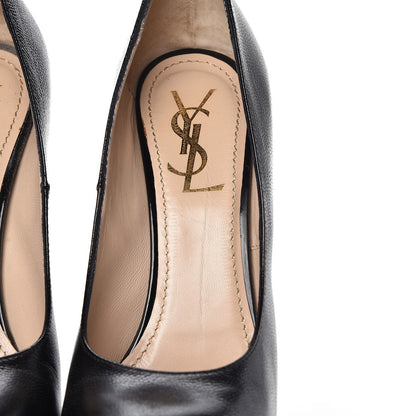 Saint Laurent Vernigolf Tribtoo 105 Platform Pumps 37.5 Black 14 of 17