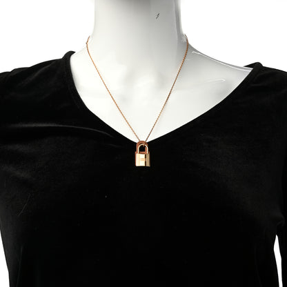 Hermes Swift Small O'Kelly Pendant Necklace Gold 2 of 7