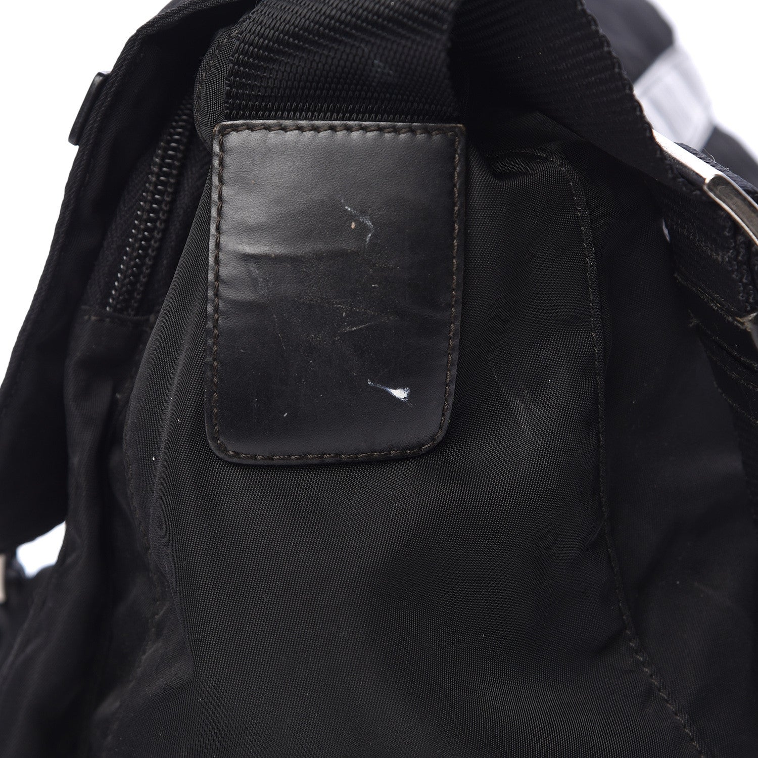 Prada Nylon Vela Messenger Bag Black 20 of 21
