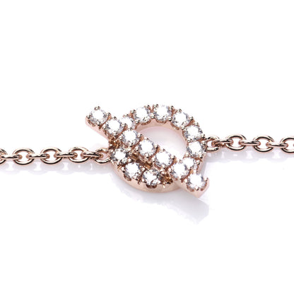 Hermes 18K Rose Gold Diamond Finesse Bracelet SH 5 of 8