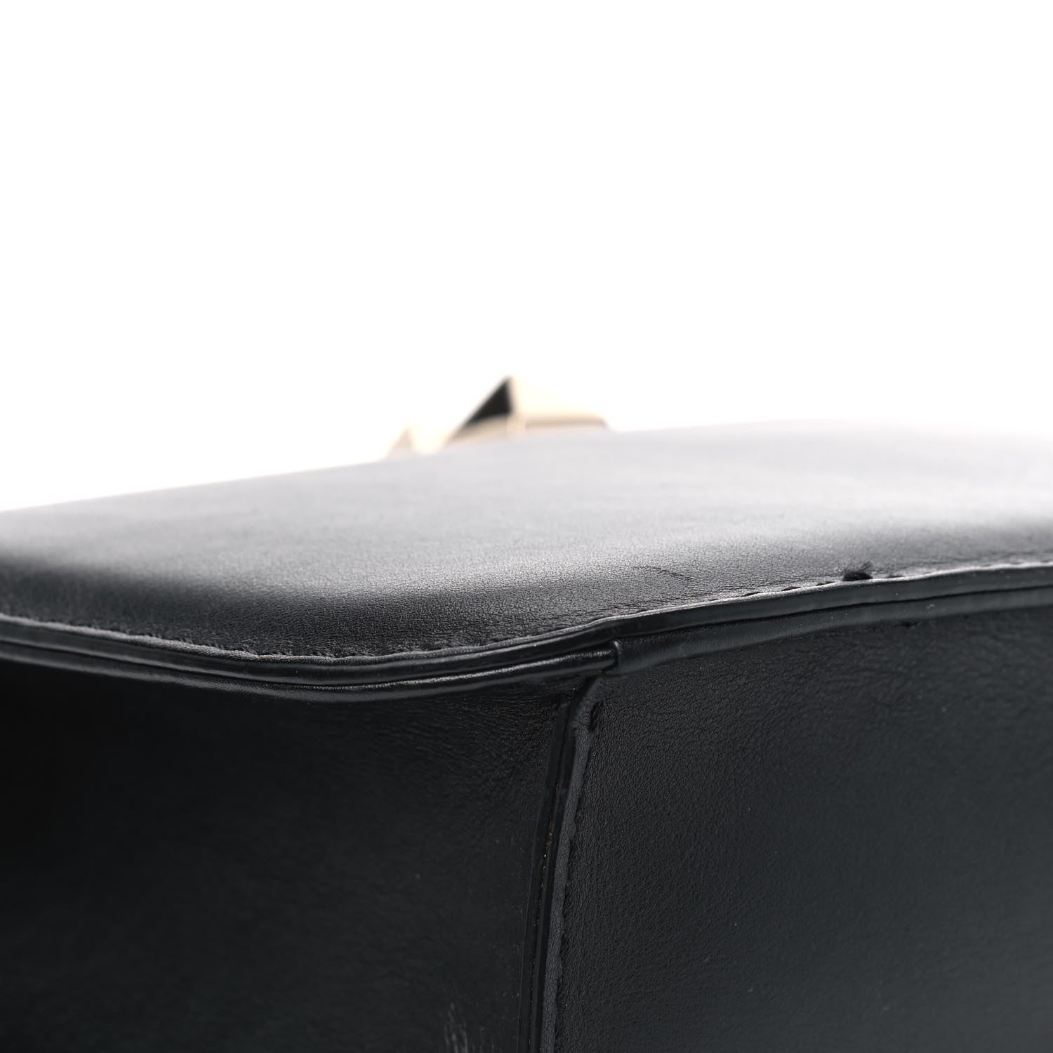 Valentino Garavani Vitello Medium Glam Lock Rockstud Flap Black 9 of 11