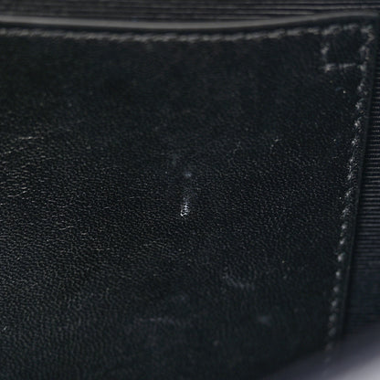 Saint Laurent Calfskin Crocodile Embossed Medium Classic Monogram Kate Tassel Satchel Deep Marine 12 of 15