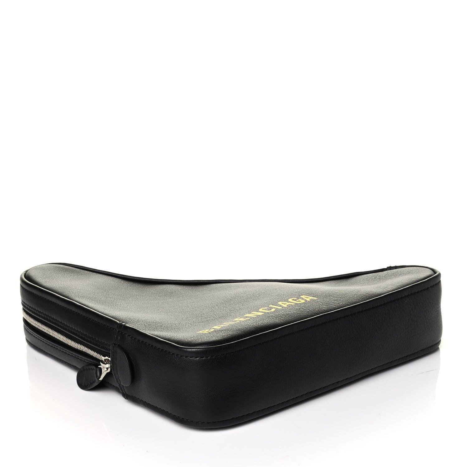 Balenciaga Calfskin M Triangle Pouch Black 3 of 6