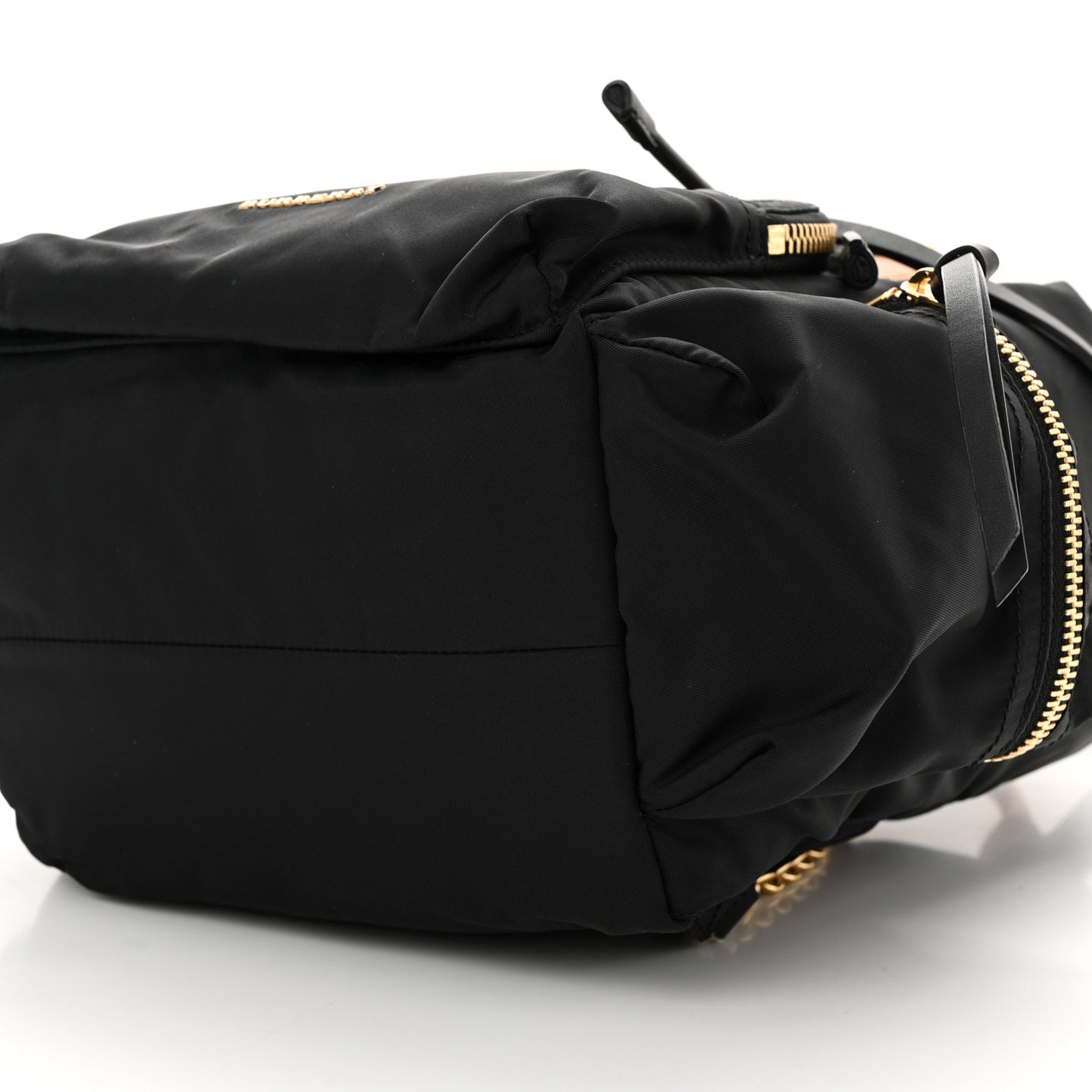 Nylon Large Rucksack Backpack Black