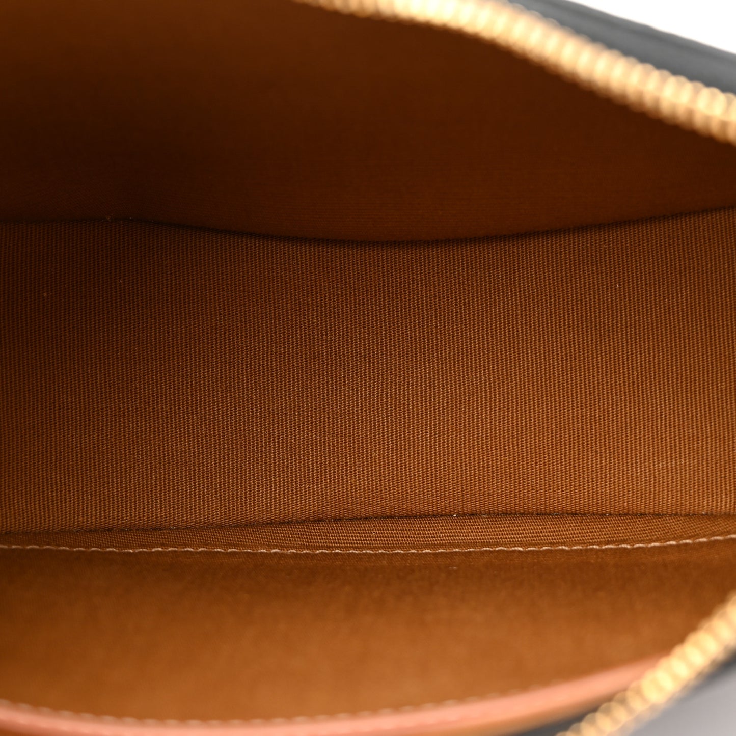 Triomphe Canvas Calfskin Ava Shoulder Bag Tan