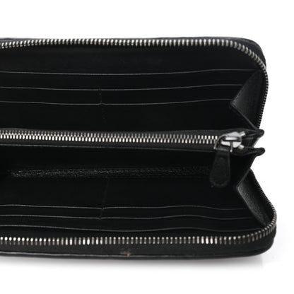 Bottega Veneta Nappa Intrecciato Zip Around Wallet Black 5 of 8