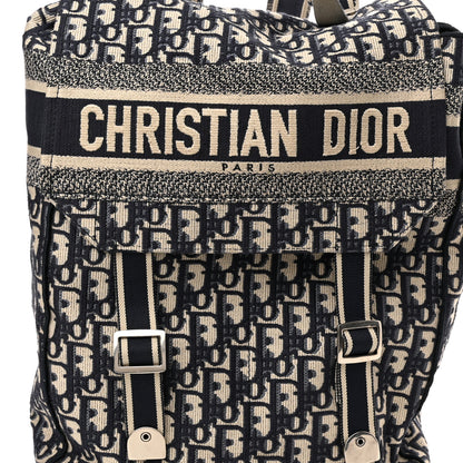 Christian Dior Oblique Backpack Blue White 8 of 11