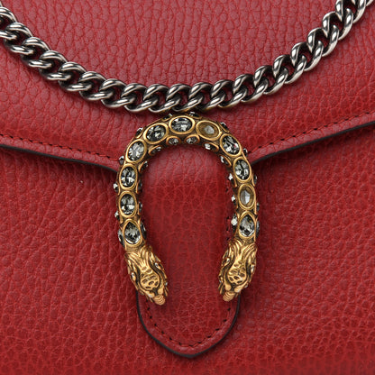 Gucci Calfskin Mini Dionysus Chain Wallet Hibiscus Red 11 of 14
