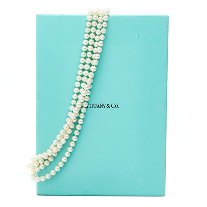 Tiffany Freshwater Cultured Pearl Long Strand Necklace 6 of 6