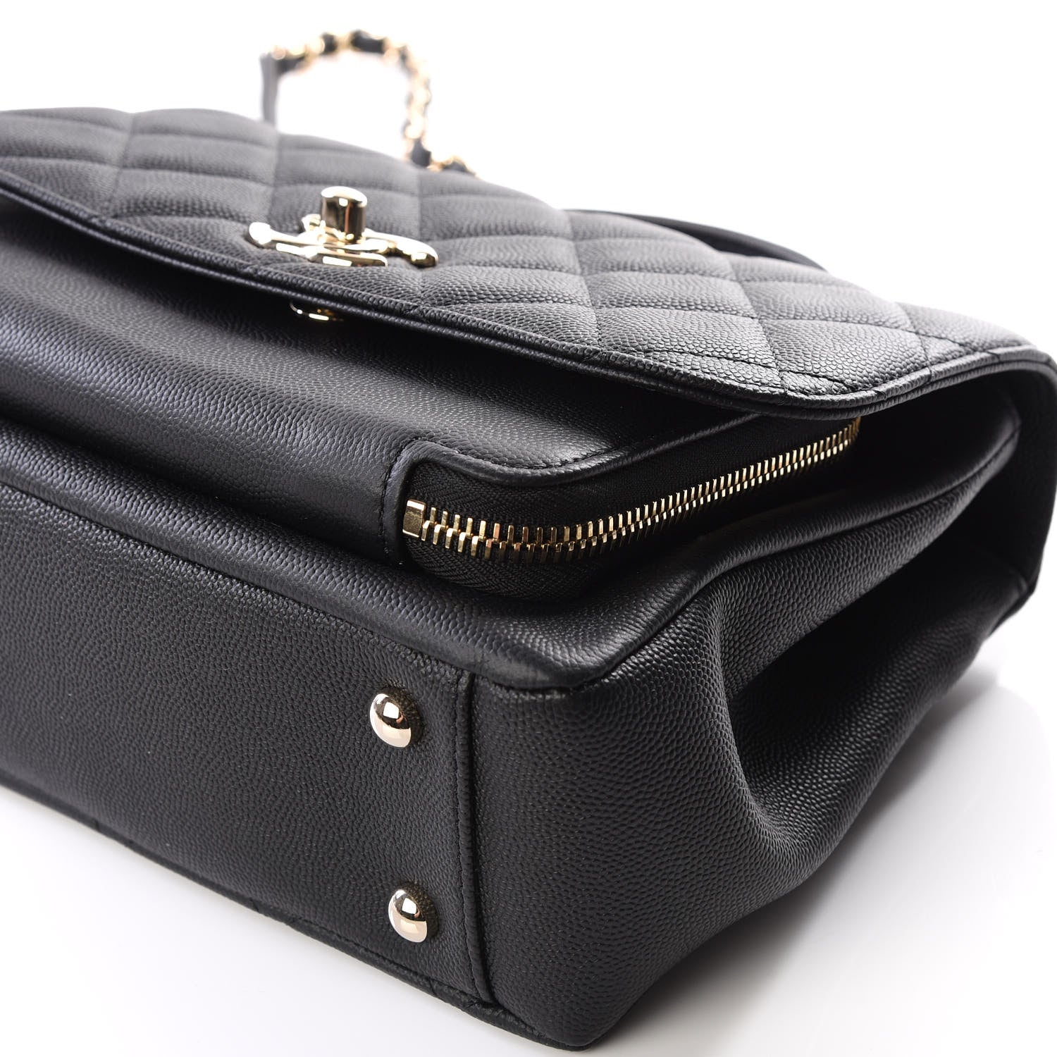 Chanel Caviar Quilted Medium Business Affinity Flap Black 6 of 12