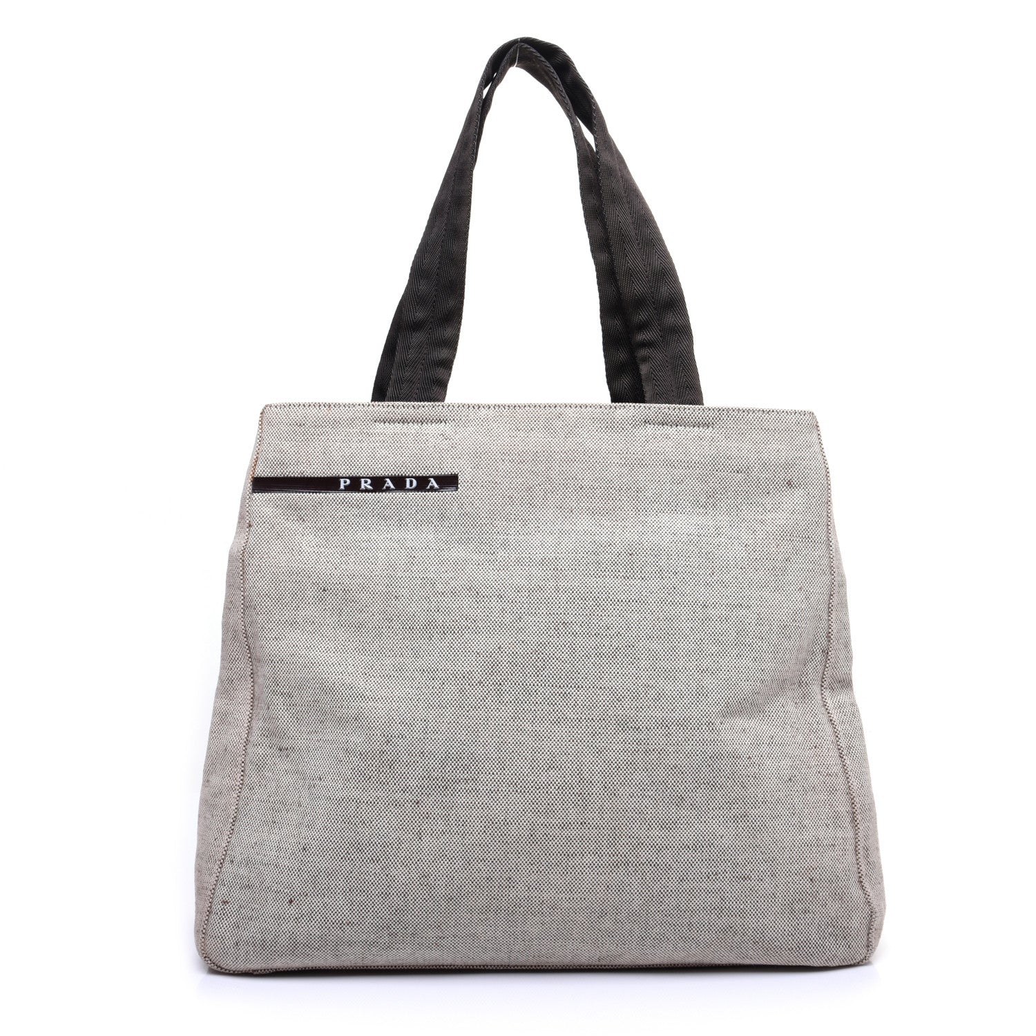 Prada Canapa Jacquard Sport Shoulder Bag Naturale 1 of 12