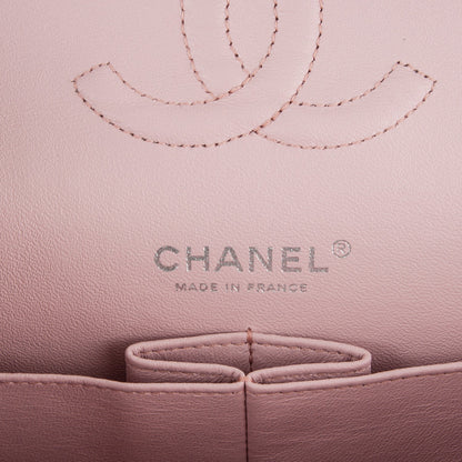 Chanel Lambskin Quilted Medium Double Flap Light Pink 6 of 12
