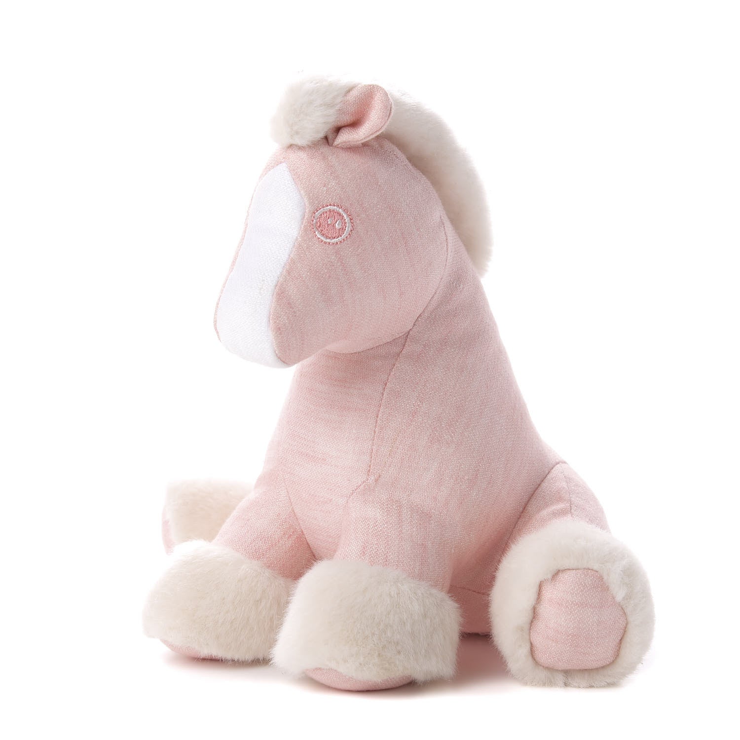 Hermes Linen Baby Hermy Plush Toy Rose Lilas 1 of 11
