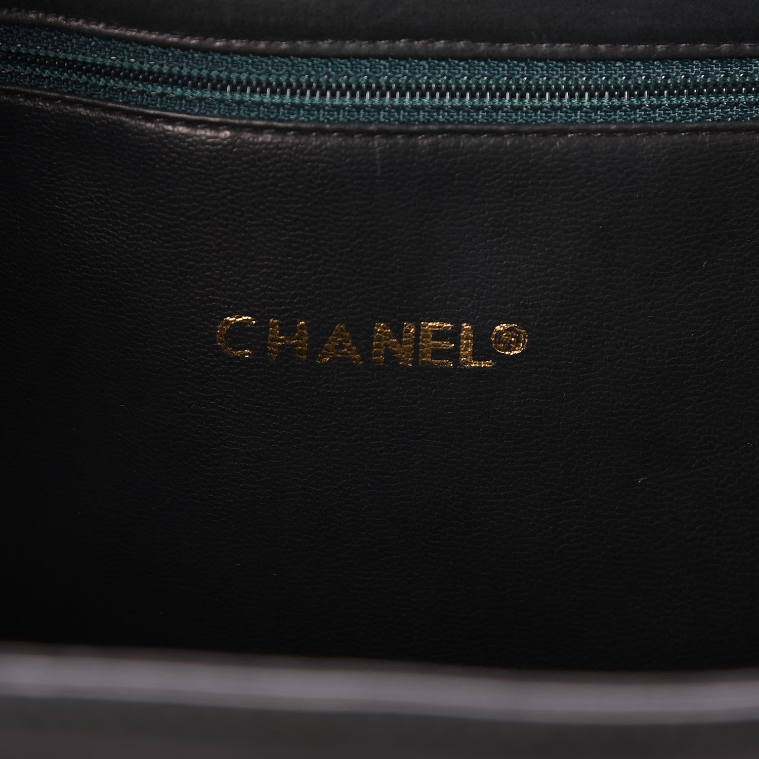 Chanel Lambskin Quilted Tote Green 6 of 8