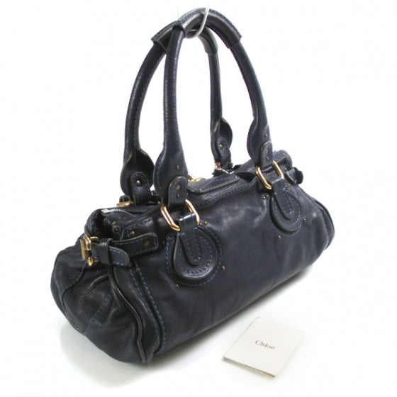 Chloe Leather Paddington Satchel Blue Nuit 3 of 16
