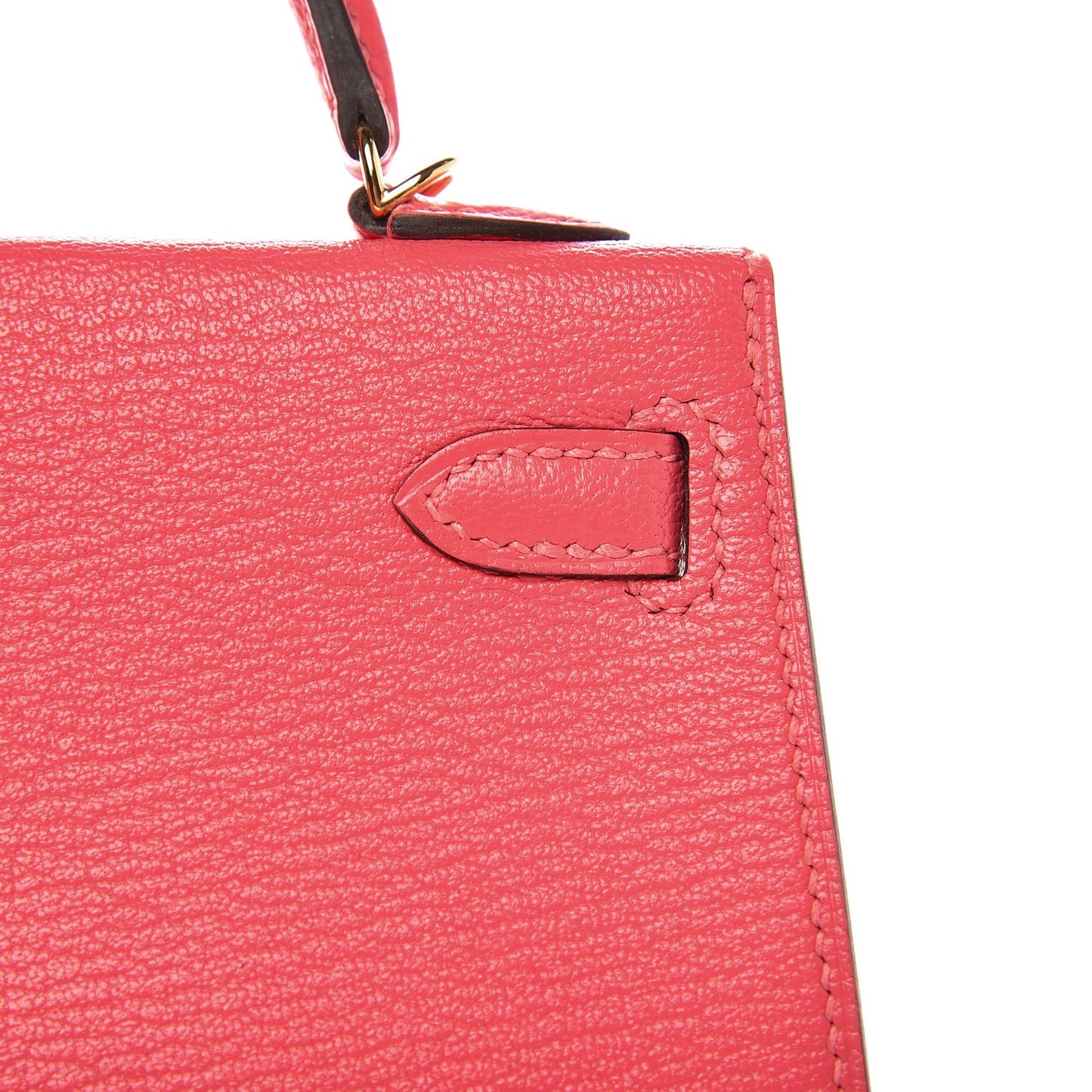 Chevre Mysore Mini Kelly Sellier 20 Rose Lipstick