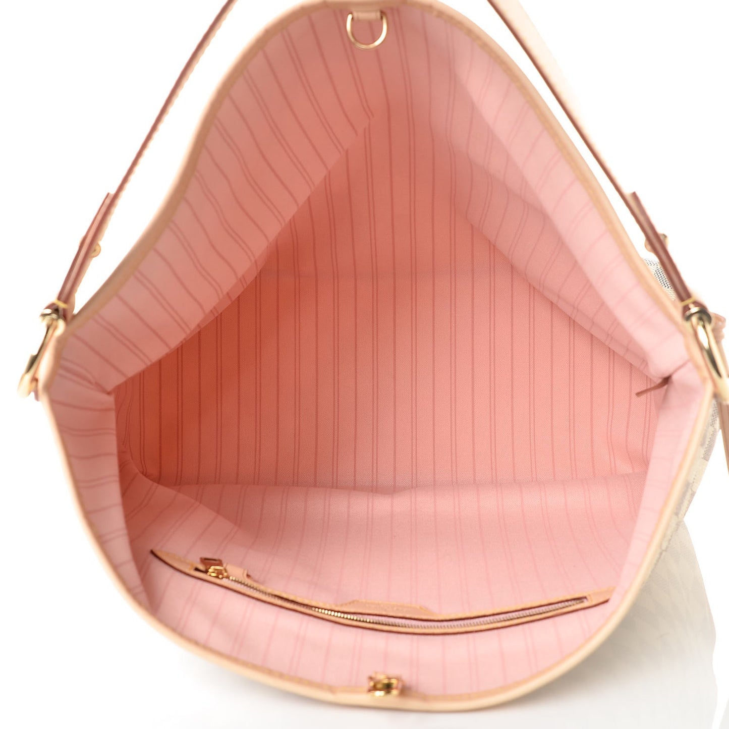 Damier Azur Delightful MM Rose Ballerine