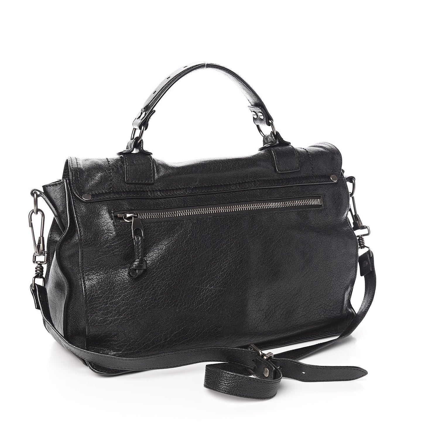 Lambskin PS1 Medium Satchel Black