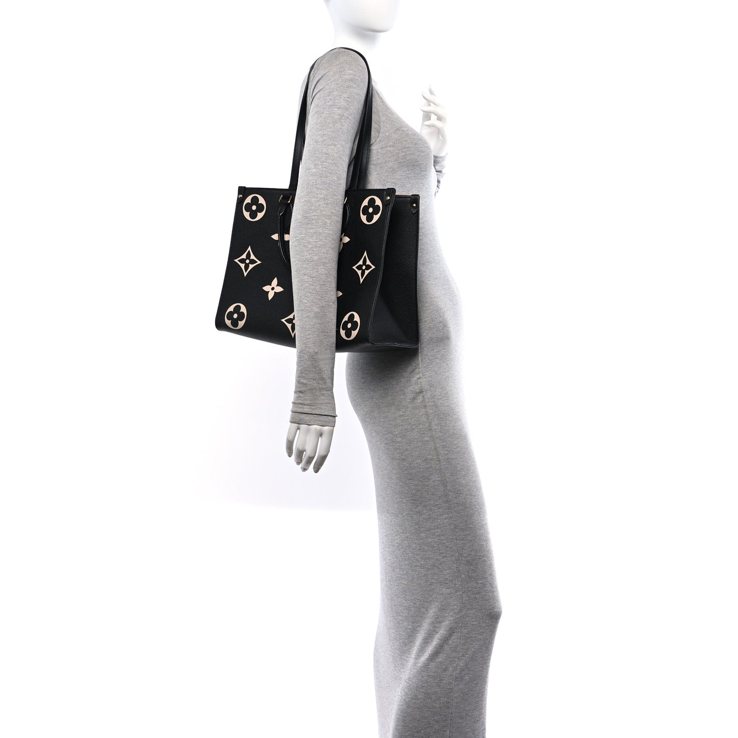 Empreinte Monogram Giant Onthego MM Black Beige