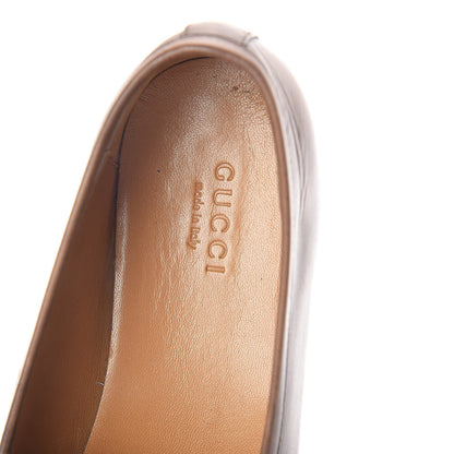 Gucci Calfskin Womens Jordaan Loafers 36 Fondente Brown 5 of 7