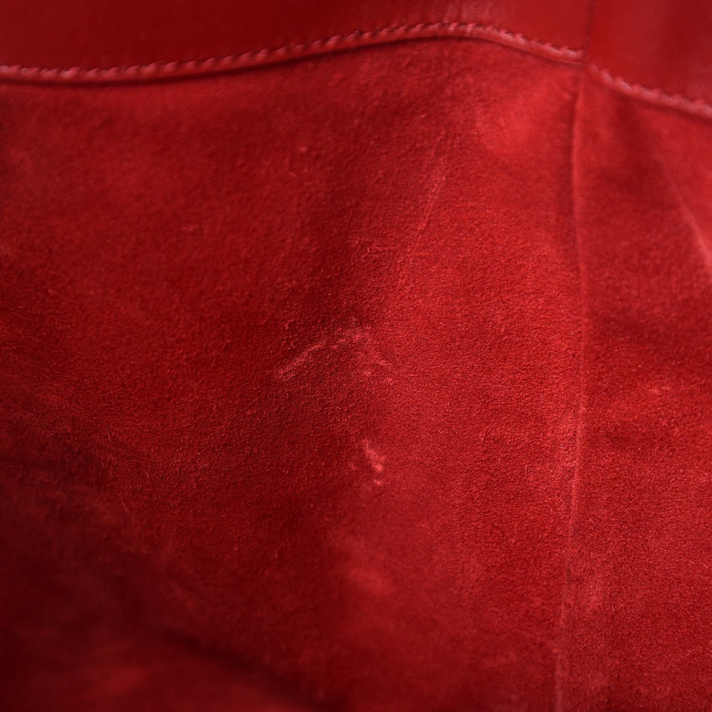Calfskin Medium Emmanuelle Bucket Bag Lipstick Red