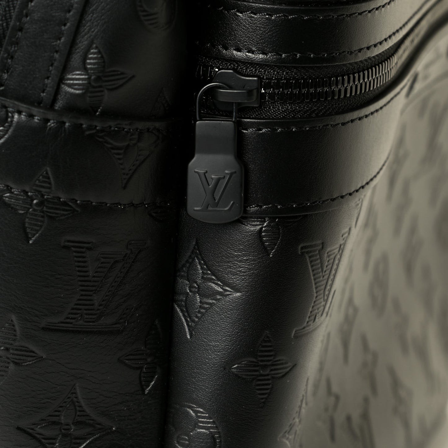 Calfskin Monogram Shadow Sprinter Backpack Black