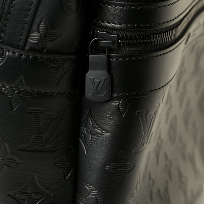 Louis Vuitton Calfskin Monogram Shadow Sprinter Backpack Black 7 of 7